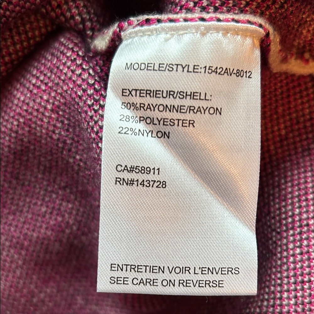 Tribal Cream Sweater with Pink Floral Design - Picture 3 of 8
